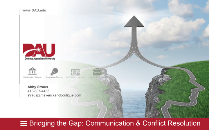 bridging the gap communication conflict resolution