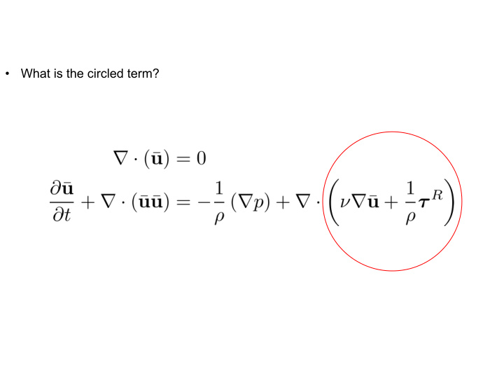 what is the circled term the circled term represents the