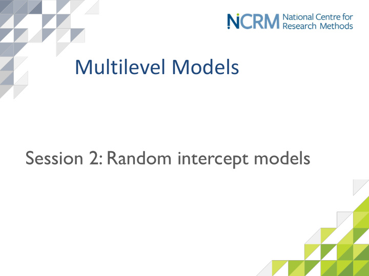 multilevel models