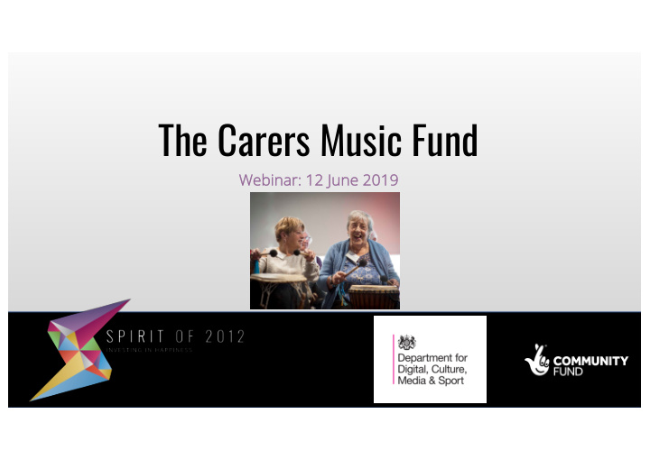 the carers music fund