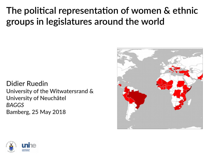the politjcal representatjon of women ethnic groups in