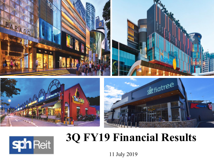 3q fy19 financial results