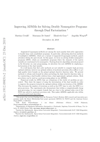 arXiv:1912.09851v2  [math.OC]  23 Dec 2019  December 24, 2019  Abstract  Augmented Lagrangian