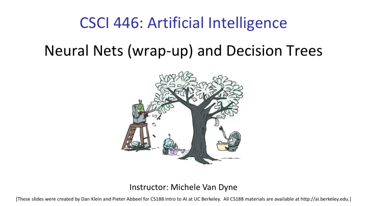 csci 446 artificial intelligence