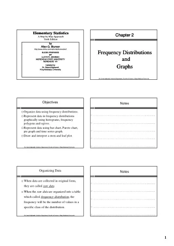 Frequency Distributions  Frequency Distributions  q  q  y  y  SLIDES PREPARED  SLIDES PREPARED  BY