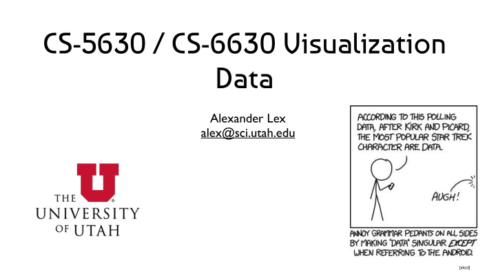 cs 5630 cs 6630 visualization data