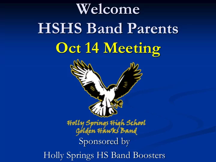 hshs band parents