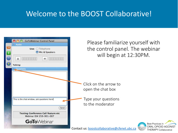 welcome to the boost collaborative