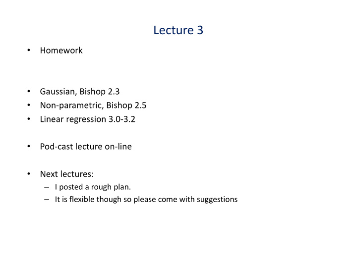 lecture 3