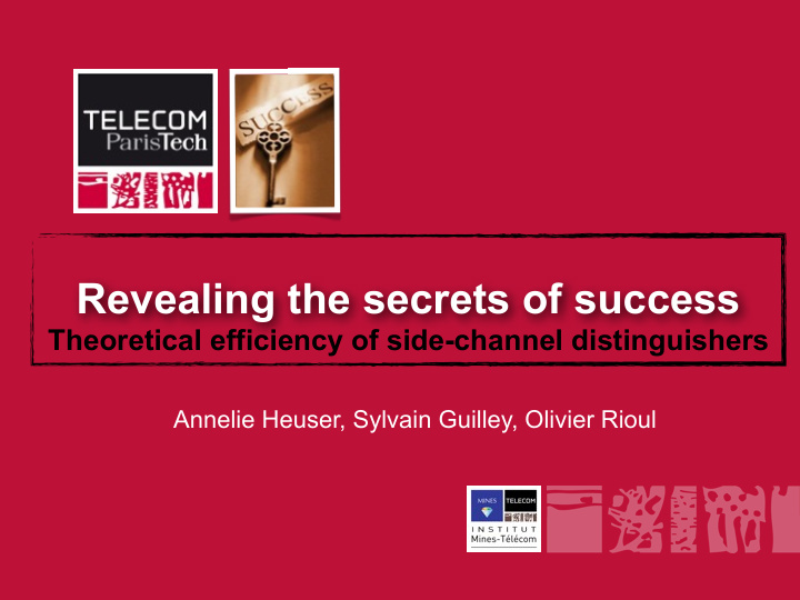 revealing the secrets of success