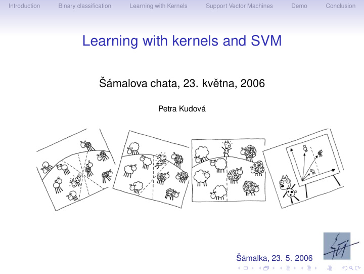 learning with kernels and svm