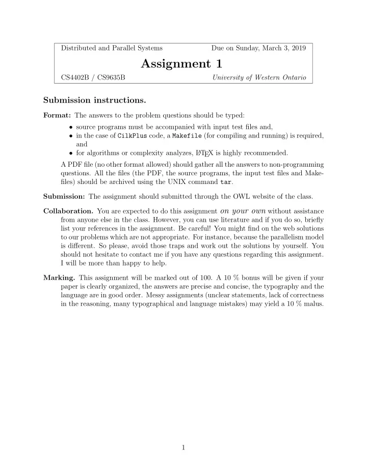 assignment 1
