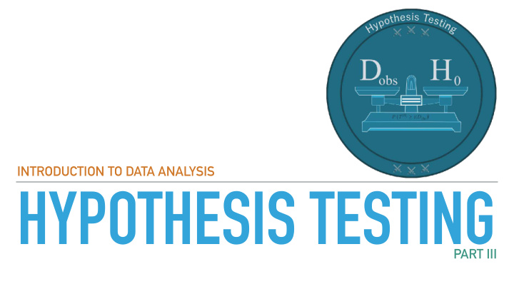 hypothesis testing