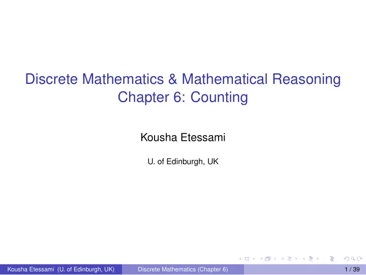 discrete mathematics mathematical reasoning chapter 6