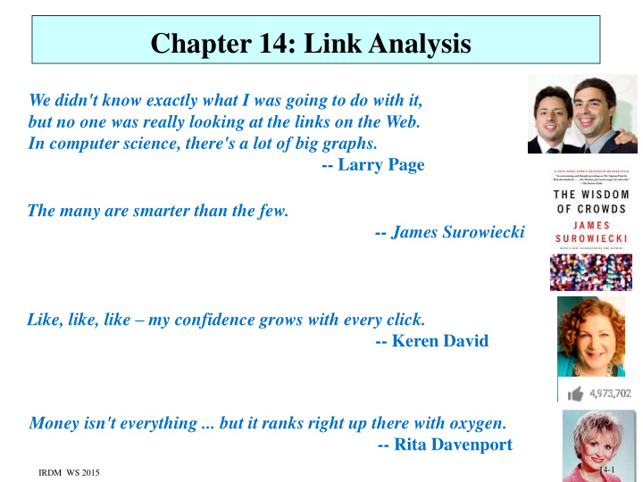 chapter 14 link analysis