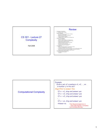 Review   Languages and Grammars   Alphabets, strings, languages   Regular Languages