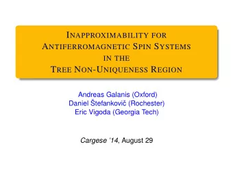 Complexity of Counting  (Computer Science)  Can we efficiently count, e.g.:  # colorings?  #