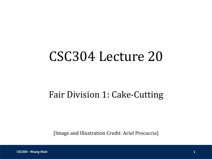 csc304 lecture 20