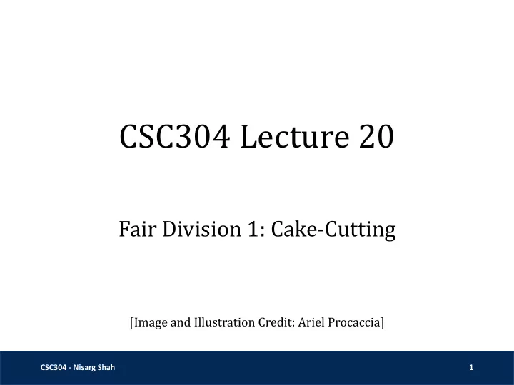 csc304 lecture 20