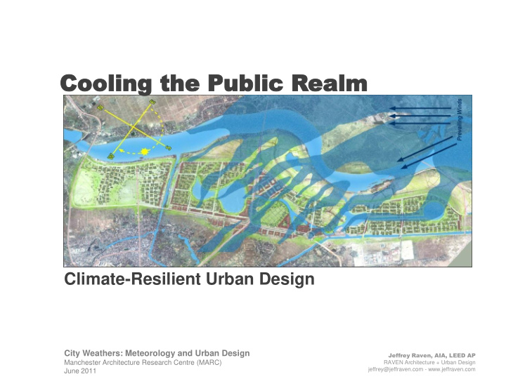 cooling the public r cooling the public realm ealm