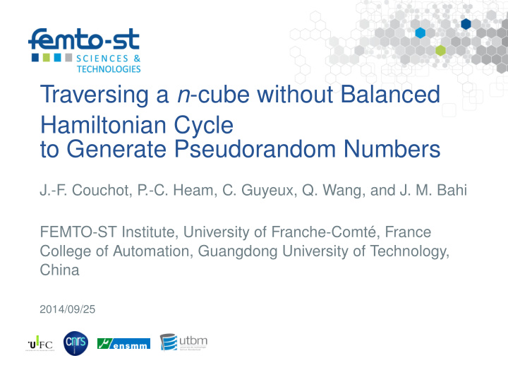 traversing a n cube without balanced hamiltonian cycle to
