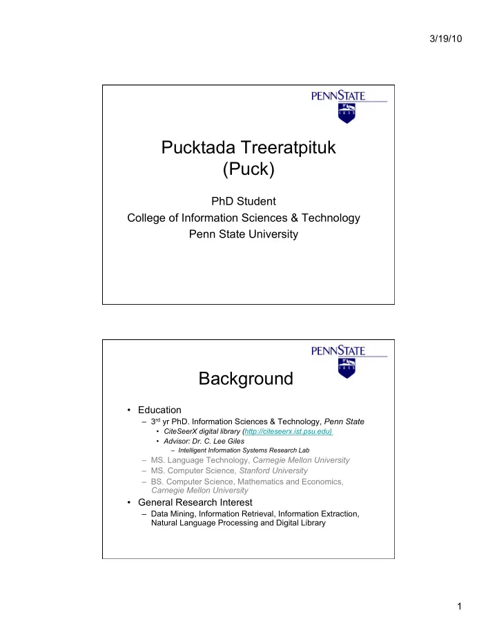 pucktada treeratpituk puck