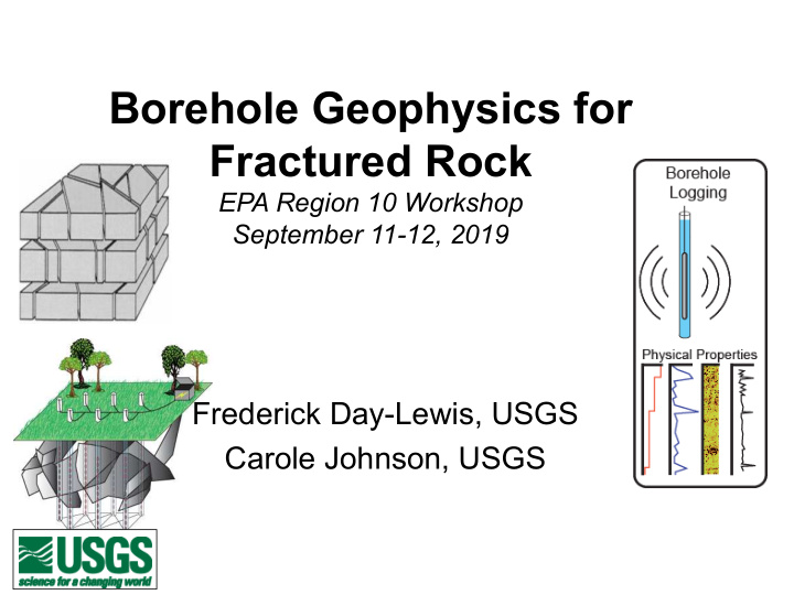 borehole geophysics for fractured rock