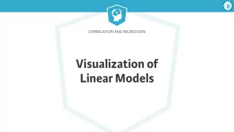 Visualization of  Linear Models  Correlation and Regression  Possums  &gt; ggplot(data = possum,