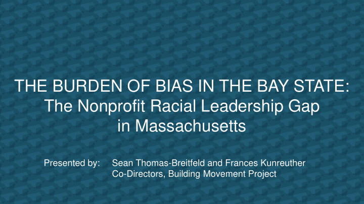 the nonprofit racial leadership gap