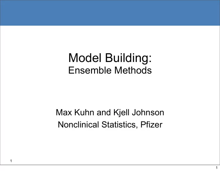 model building