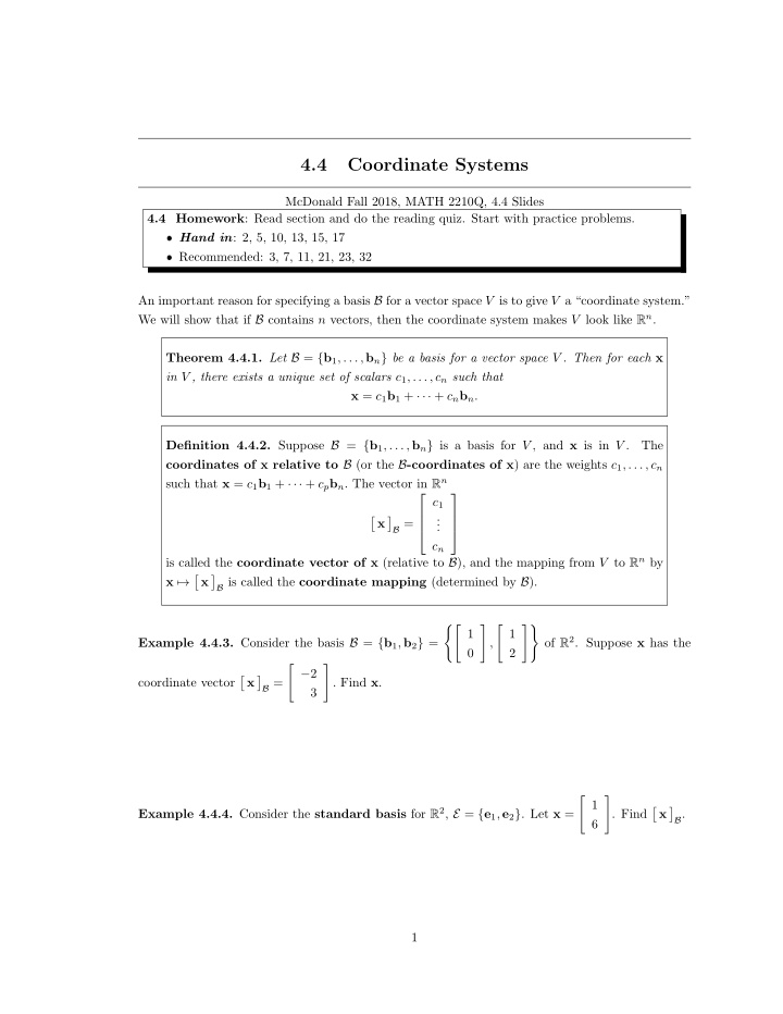 4 4 coordinate systems