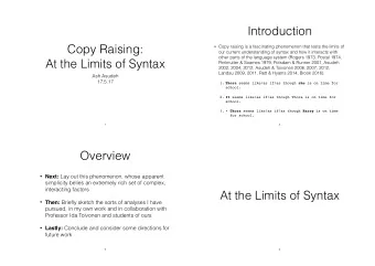 Introduction Copy Raising:   Copy raising is a fascinating phenomenon that tests the limits
