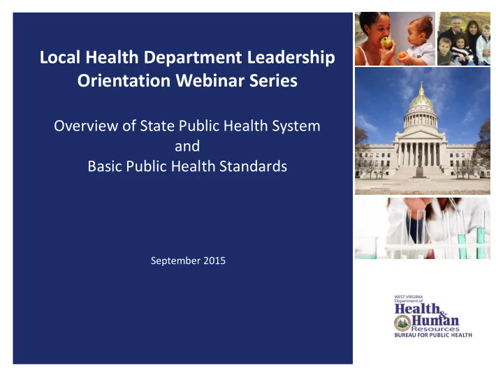 orientation webinar series