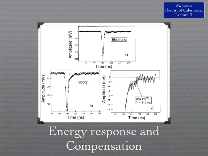 energy response and compensation