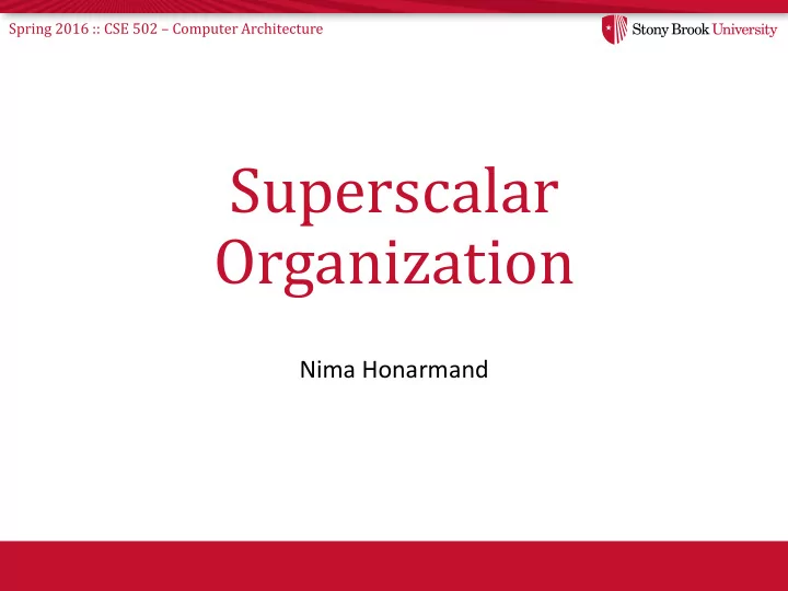 superscalar