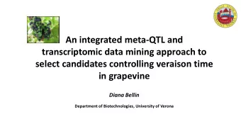 An integrated meta-QTL and  transcriptomic data mining approach to  select candidates controlling
