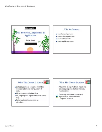 Clip Art Sources  Data Structures, Algorithms, &amp;  www.barrysclipart.com  Applications