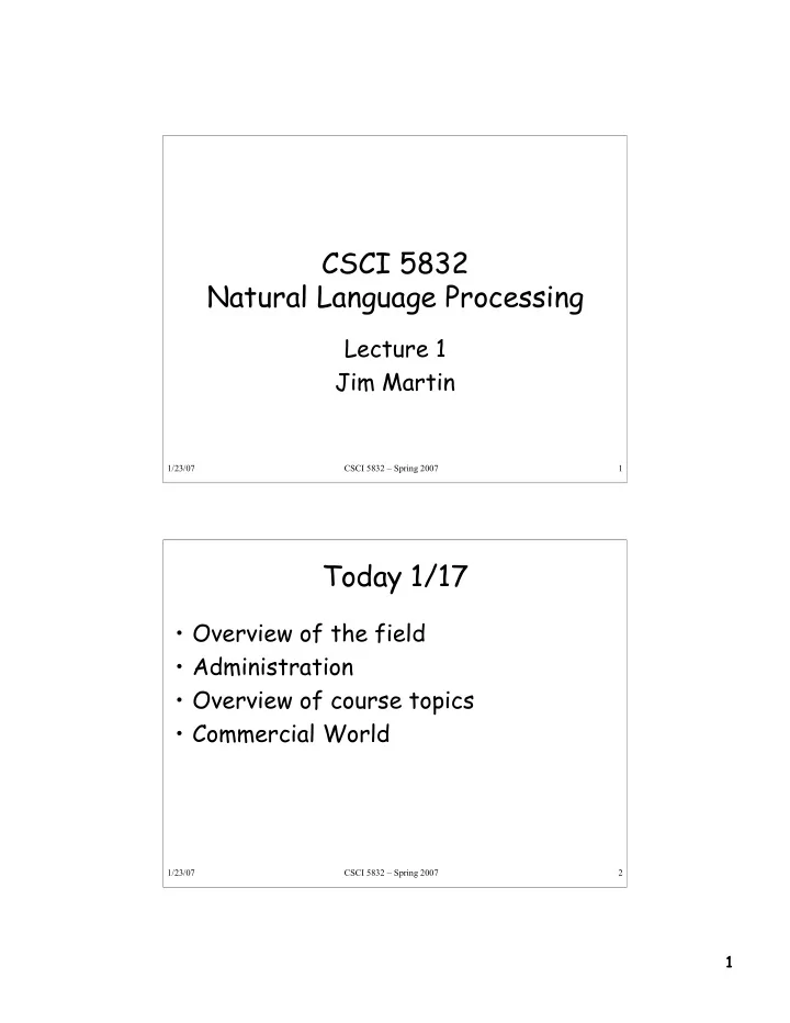 csci 5832 natural language processing