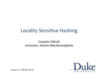 Problem:  Finding  Duplicate  Elements    Given  a  set  of  objects