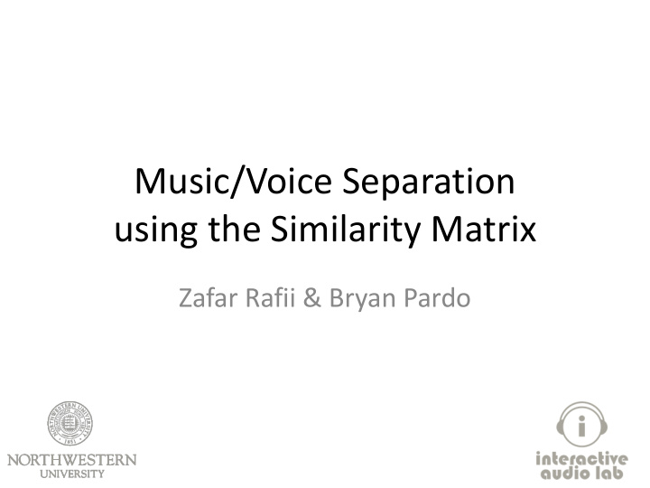 using the similarity matrix