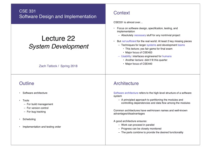 lecture 22