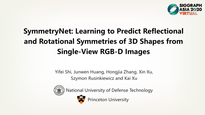 symmetrynet learning to predict reflectional and