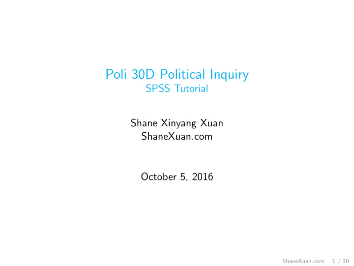 poli 30d political inquiry