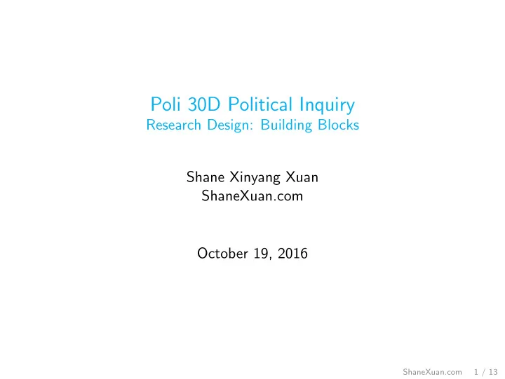 poli 30d political inquiry