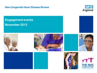 Engagement events November 2013  1  Update  The challenge  Objectives  Engagement &amp;