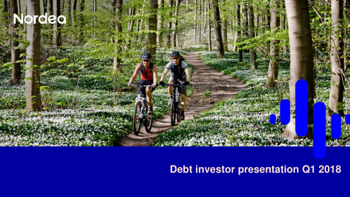 debt investor presentation q1 2018 disclaimer