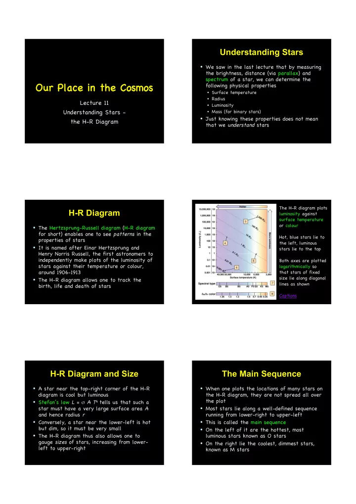 our place our place in in the the cosmos cosmos
