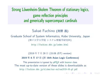 The solution of the Continuum Problem gen. suparcomapct card. (2/11)  A The solution of the