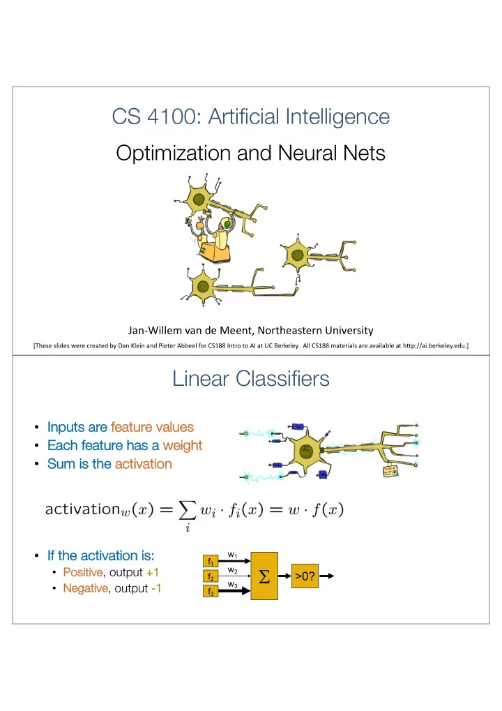 cs 4100 artificial intelligence