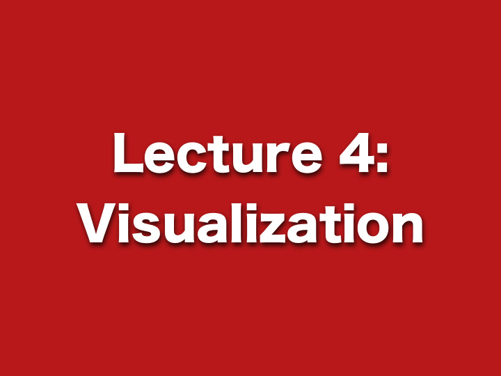lecture 4 visualization